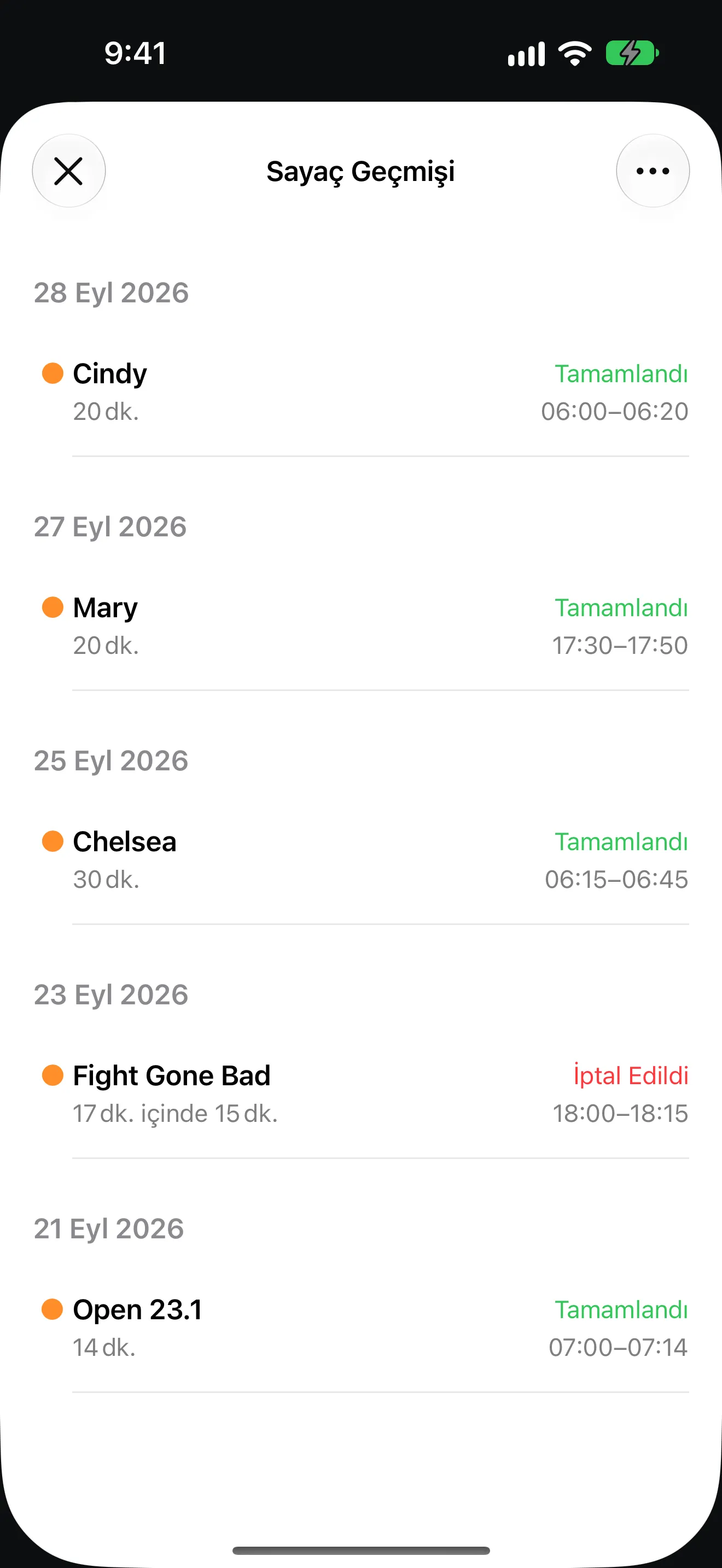 Timer+ uygulama ekranı