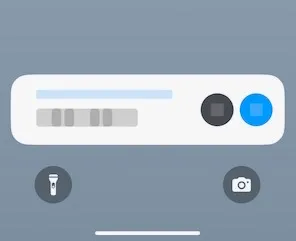 Lock Screen showing blurred timer Live Activity